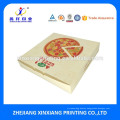 Customized Logo!Custom Design White Cardboard Pizza Delivery Box Printing